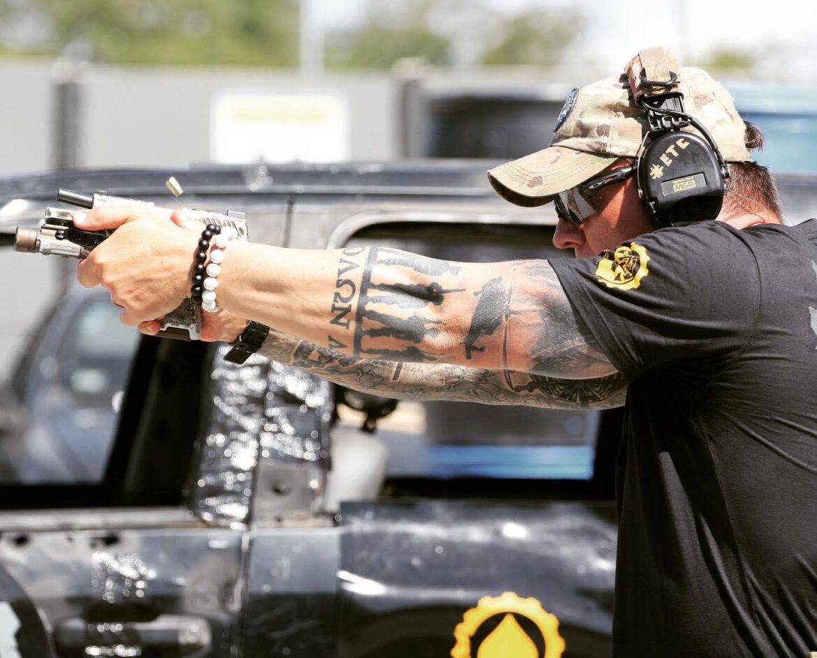 marcelo esperandio controle arma disparos